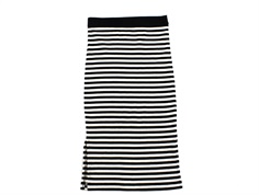 Name It black striped long slim skirt